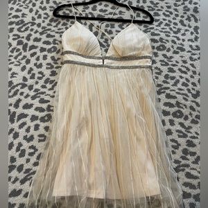 homecoming cream dress